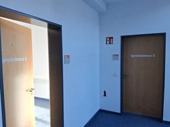 Modulares Leitsystem in einem Ärztehaus